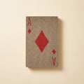Playing Card Cardboard Cat Scratcher, ace of diamonds design, studio shot
