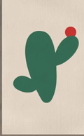 Trimmable self adhesive cat scratch mat, cactus design